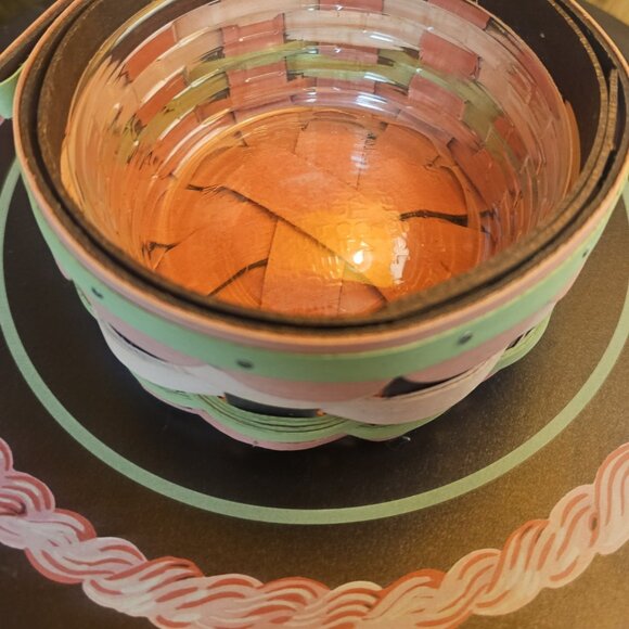 Longaberger birthday basket set - Picture 6 of 10